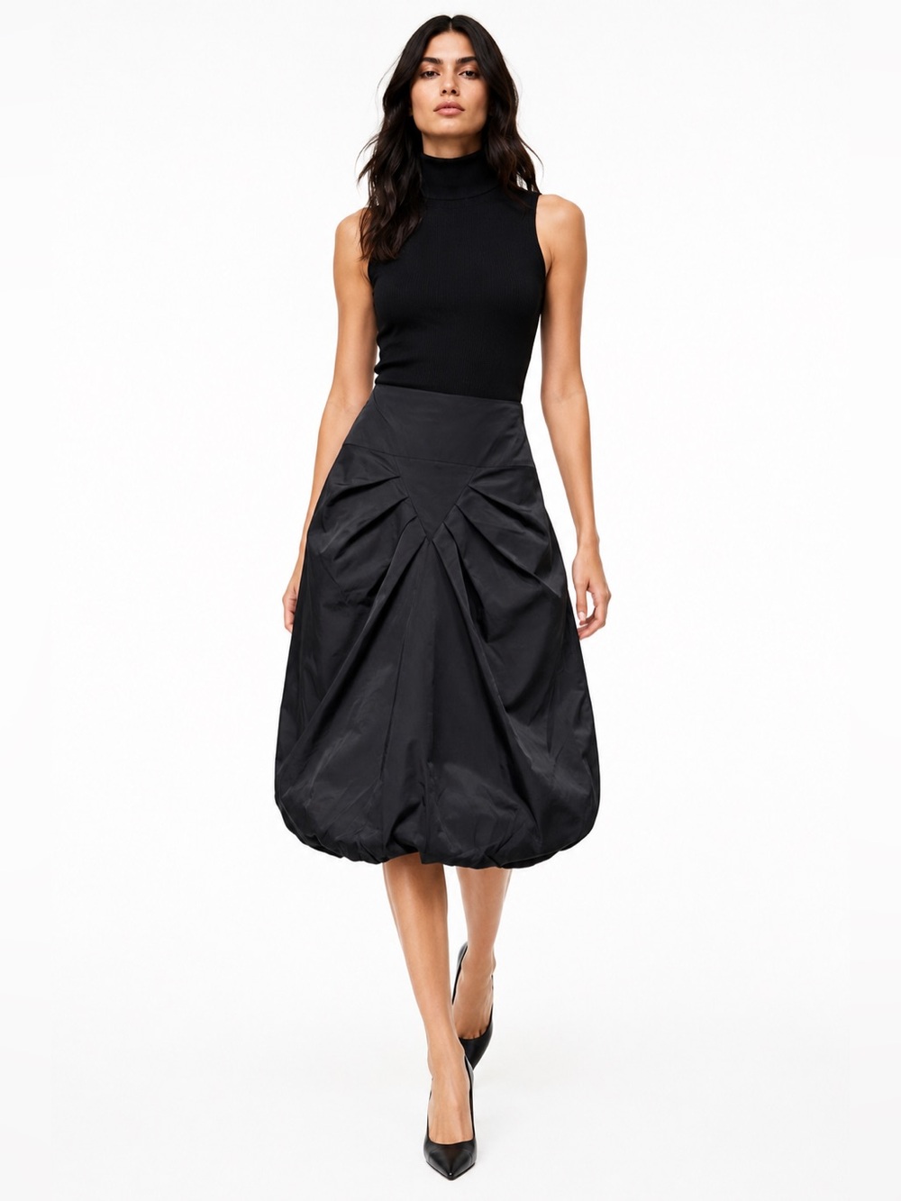 RONEN CHEN Architectural Bubble Skirt Black Avant Garde Designer XS S